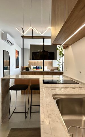 Apartamento para alugar com 40m², 1 quarto e 1 vaga Apartamento para alugar com 40m², 1 quarto e 1 vagaCozinha