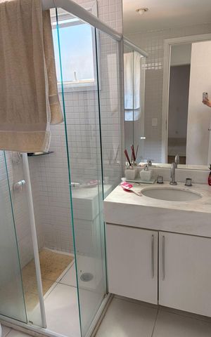 Apartamento à venda com 119m², 3 quartos e 2 vagas Apartamento à venda com 119m², 3 quartos e 2 vagasBanheiro