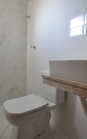 Casa à venda com 120m², 3 quartos e 2 vagasBanheiro do Suíte 3