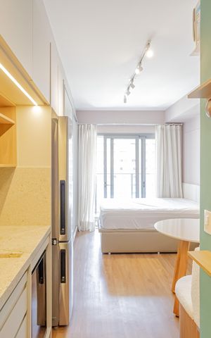 Studio para alugar com 26m², 1 quarto e 1 vagaStudio