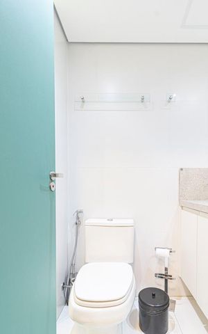 Studio para alugar com 24m², 1 quarto e 1 vaga Studio para alugar com 24m², 1 quarto e 1 vagaBanheiro