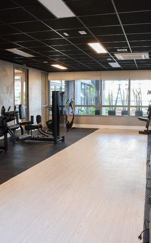Studio para alugar com 24m², 1 quarto e 1 vaga Studio para alugar com 24m², 1 quarto e 1 vagaÁrea comum - Academia