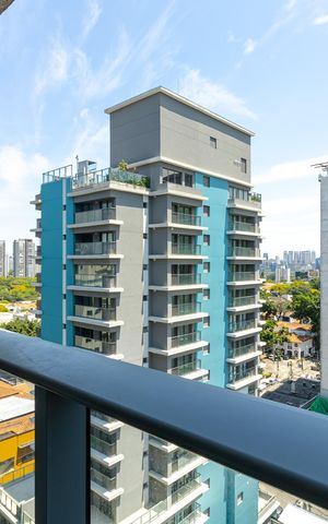 Studio para alugar com 26m², 1 quarto e 1 vagaVaranda
