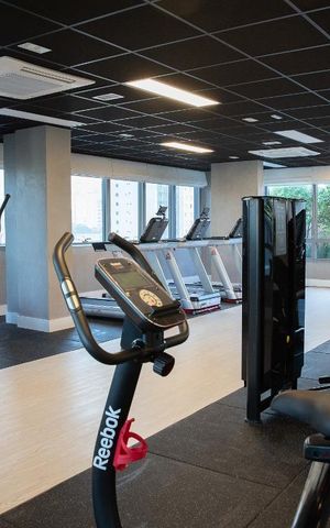 Studio para alugar com 24m², 1 quarto e 1 vaga Studio para alugar com 24m², 1 quarto e 1 vagaÁrea comum - Academia