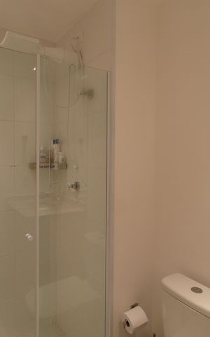 Apartamento para alugar com 26m², 1 quarto e sem vagaBanheiro da Suíte