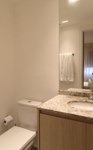 Apartamento para alugar com 26m², 1 quarto e sem vagaBanheiro da Suíte