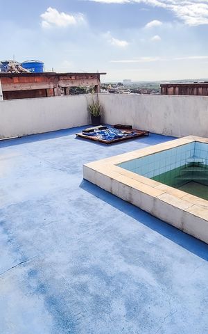 Casa para alugar com 200m², 2 quartos e 1 vagaÁrea da Piscina Segundo andar 