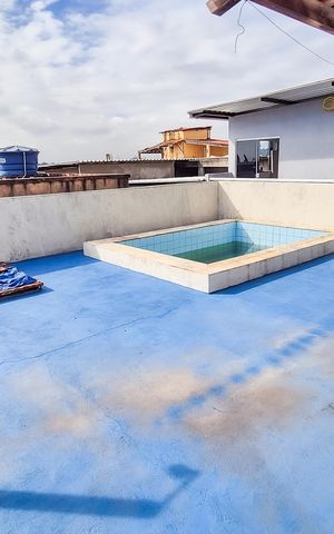 Casa para alugar com 200m², 2 quartos e 1 vagaÁrea da Piscina Segundo andar 