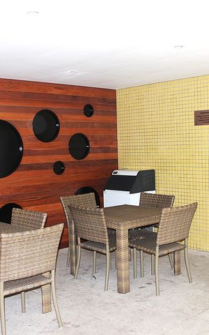 Studio à venda com 52m², 1 quarto e 1 vagaChurrasqueira 2