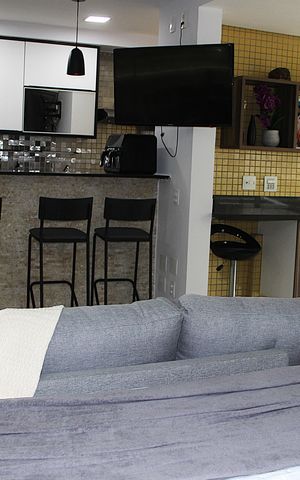 Studio à venda com 52m², 1 quarto e 1 vagaSala - Dormitório
