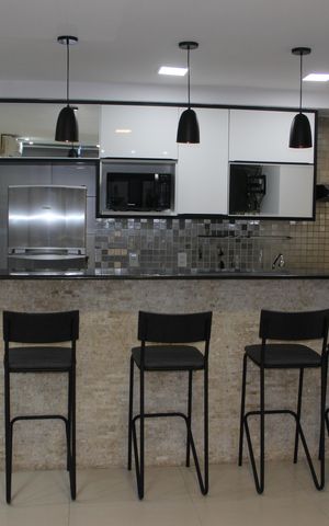 Studio à venda com 52m², 1 quarto e 1 vagaCozinha