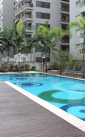 Studio à venda com 52m², 1 quarto e 1 vagaPiscina