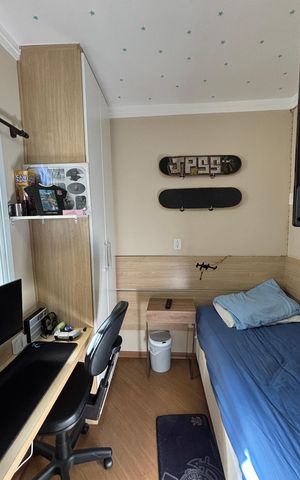 Apartamento à venda com 92m², 3 quartos e 2 vagas Apartamento à venda com 92m², 3 quartos e 2 vagasQuarto 2