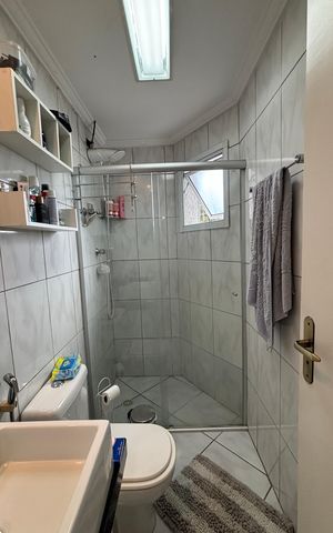 Apartamento à venda com 92m², 3 quartos e 2 vagas Apartamento à venda com 92m², 3 quartos e 2 vagasBanheiro da Suíte