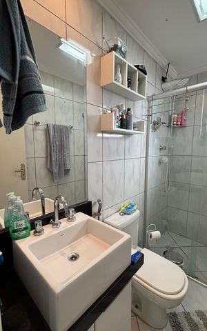 Apartamento à venda com 92m², 3 quartos e 2 vagas Apartamento à venda com 92m², 3 quartos e 2 vagasBanheiro da Suíte
