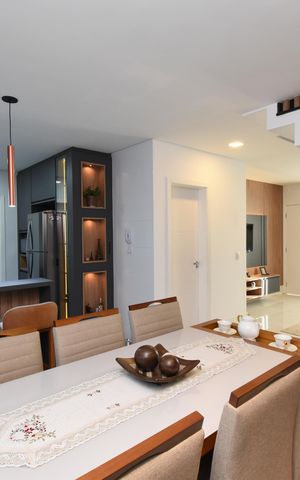 Casa de condomínio à venda com 148m², 3 quartos e 4 vagasSala de Jantar