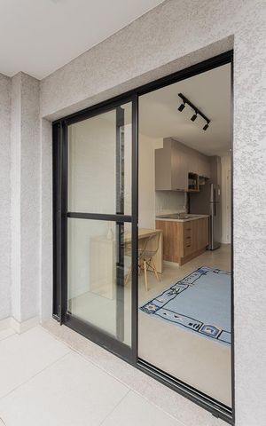 Apartamento para alugar com 28m², 0 quarto e sem vaga Apartamento para alugar com 28m², 0 quarto e sem vagaVaranda do Studio