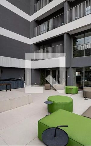 Studio para alugar com 34m², 1 quarto e sem vaga Studio para alugar com 34m², 1 quarto e sem vagaÁrea comum - Churrasqueira