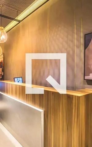 Studio para alugar com 34m², 1 quarto e sem vaga Studio para alugar com 34m², 1 quarto e sem vagaHall social