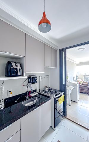 Apartamento para alugar com 68m², 2 quartos e 2 vagasCozinha
