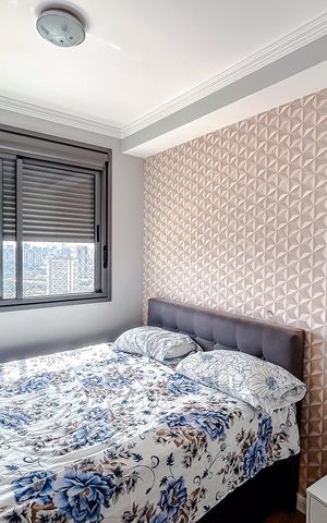 Apartamento para alugar com 68m², 2 quartos e 2 vagasQuarto 2 - Suíte