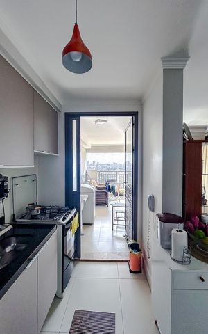 Apartamento para alugar com 68m², 2 quartos e 2 vagasCozinha