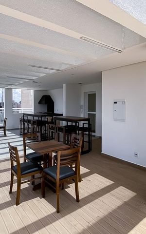 Studio para alugar com 34m², 1 quarto e 1 vaga Studio para alugar com 34m², 1 quarto e 1 vagaÁrea comum - Salão de festas