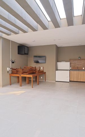 Apartamento à venda com 38m², 2 quartos e sem vagaÁrea comum - Churrasqueira