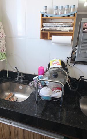 Apartamento à venda com 44m², 2 quartos e 1 vagaCozinha e Área de Serviço