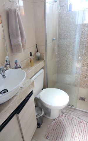 Apartamento à venda com 44m², 2 quartos e 1 vagaBanheiro