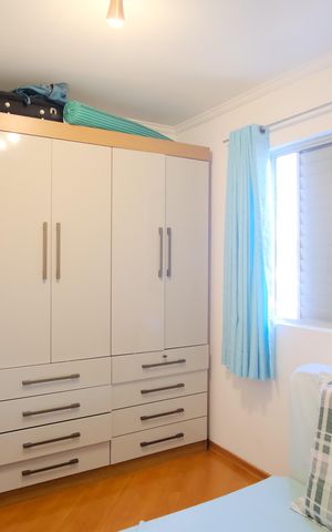 Apartamento à venda com 60m², 3 quartos e 1 vagaQuarto 2