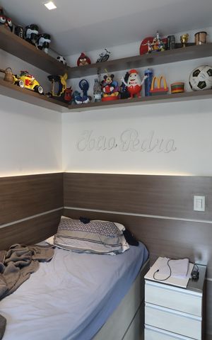 Casa de condomínio à venda com 160m², 3 quartos e 2 vagasQuarto 2