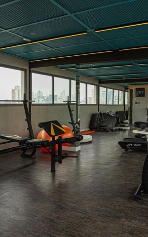 Apartamento à venda com 26m², 1 quarto e sem vaga Apartamento à venda com 26m², 1 quarto e sem vagaÁrea comum - Academia