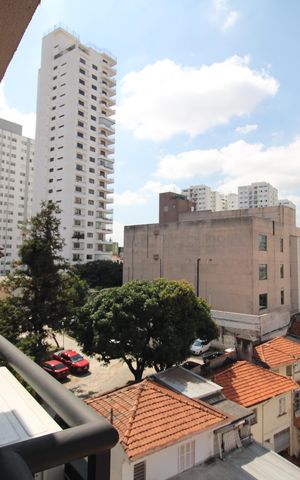 Studio à venda com 24m², 1 quarto e sem vagaVaranda