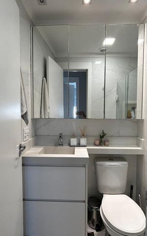 Apartamento à venda com 39m², 2 quartos e 1 vaga Apartamento à venda com 39m², 2 quartos e 1 vagaBanheiro