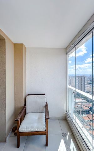Apartamento para alugar com 35m², 1 quarto e 1 vagaVaranda