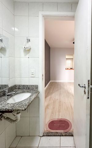 Apartamento para alugar com 48m², 2 quartos e 1 vaga Apartamento para alugar com 48m², 2 quartos e 1 vagaBanheiro Social