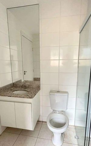 Apartamento para alugar com 52m², 2 quartos e 1 vaga Apartamento para alugar com 52m², 2 quartos e 1 vagaBanheiro social