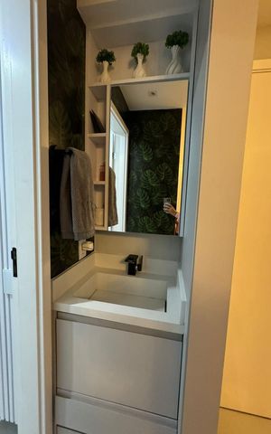 Apartamento para alugar com 34m², 2 quartos e sem vaga Apartamento para alugar com 34m², 2 quartos e sem vagaBanheiro
