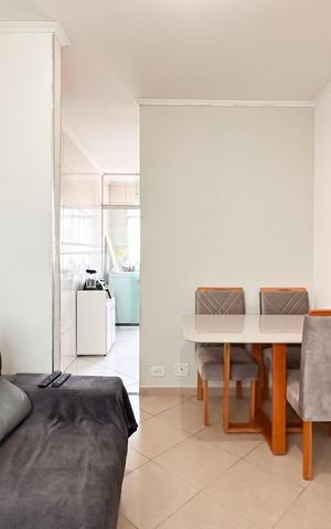 Apartamento à venda com 56m², 2 quartos e 1 vagaSala