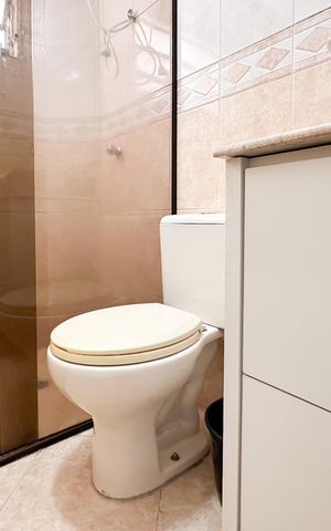 Apartamento à venda com 56m², 2 quartos e 1 vagaBanheiro Social