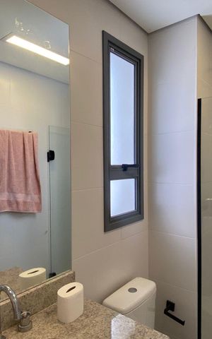 Apartamento para alugar com 125m², 3 quartos e 2 vagas Apartamento para alugar com 125m², 3 quartos e 2 vagasBanheiro da Suíte 1