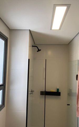Apartamento para alugar com 125m², 3 quartos e 2 vagas Apartamento para alugar com 125m², 3 quartos e 2 vagasBanheiro da Suíte 1