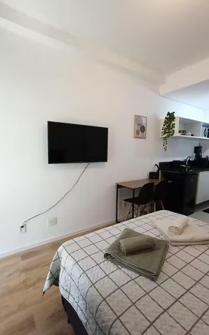Apartamento à venda com 24m², 1 quarto e sem vaga Apartamento à venda com 24m², 1 quarto e sem vagaSala / Quarto