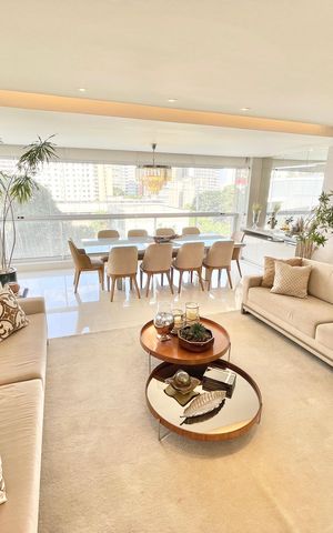 Apartamento à venda com 195m², 3 quartos e 3 vagas Apartamento à venda com 195m², 3 quartos e 3 vagasSala