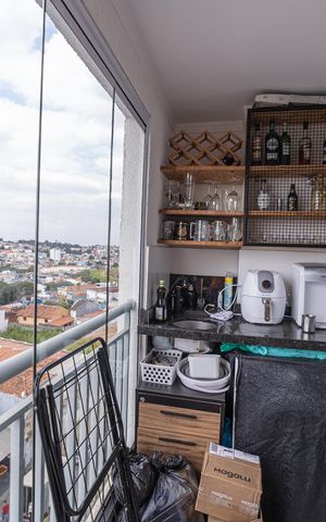 Apartamento à venda com 47m², 2 quartos e 1 vaga Apartamento à venda com 47m², 2 quartos e 1 vagaVaranda e Área de Serviço