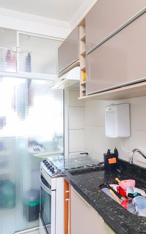 Apartamento à venda com 47m², 2 quartos e 1 vagaCozinha