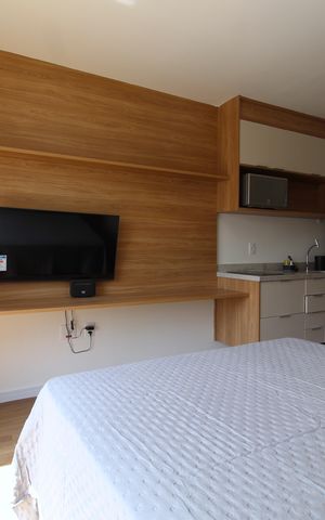 Studio à venda com 24m², 1 quarto e sem vagaSala/Quarto
