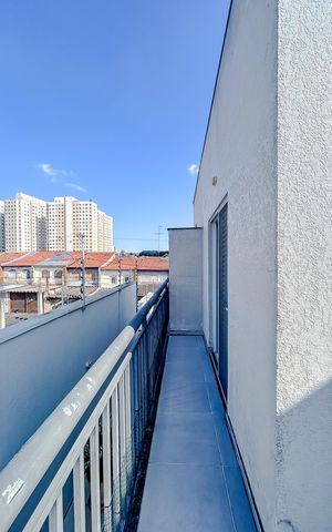 Casa de condomínio à venda com 83m², 2 quartos e 2 vagasÁrea externa