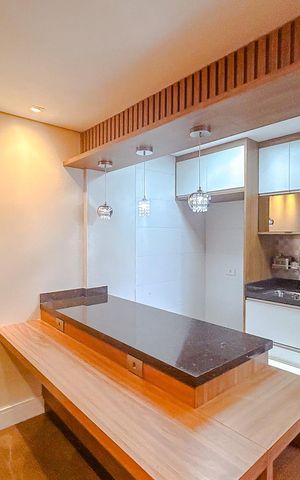 Casa de condomínio à venda com 83m², 2 quartos e 2 vagasCozinha